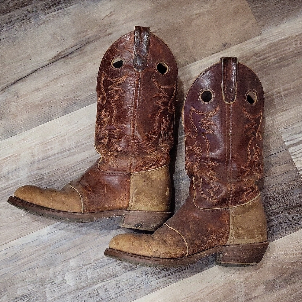 Double H Rich Brown Leather Footwear
